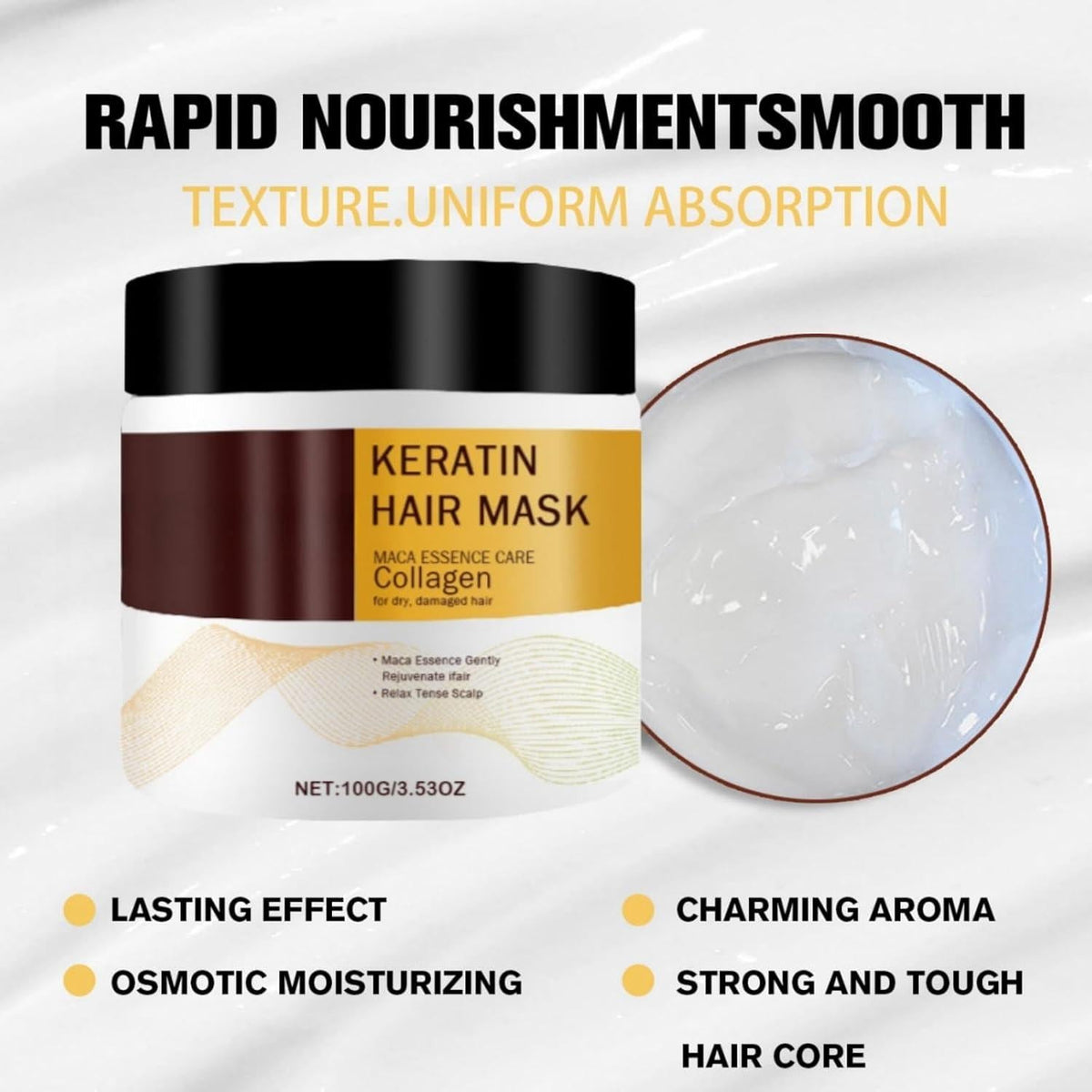 GlowStrand – Herbal Collagen Hair Conditioning Mask