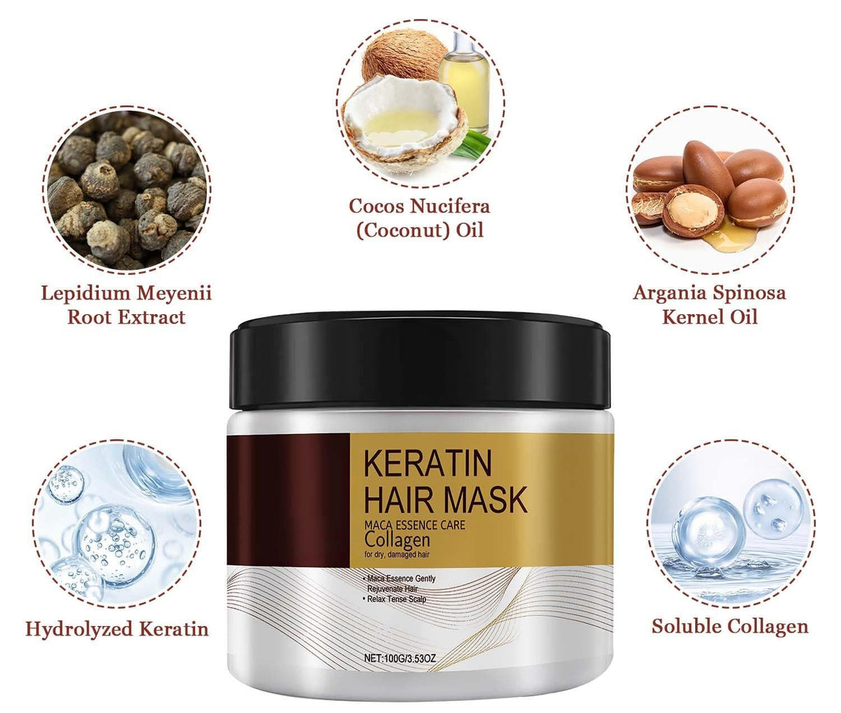 GlowStrand – Herbal Collagen Hair Conditioning Mask