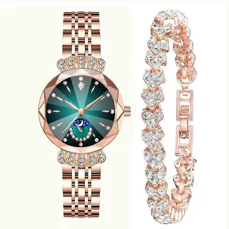 Celestia – Sparkling Star & Moon Women's Watch
