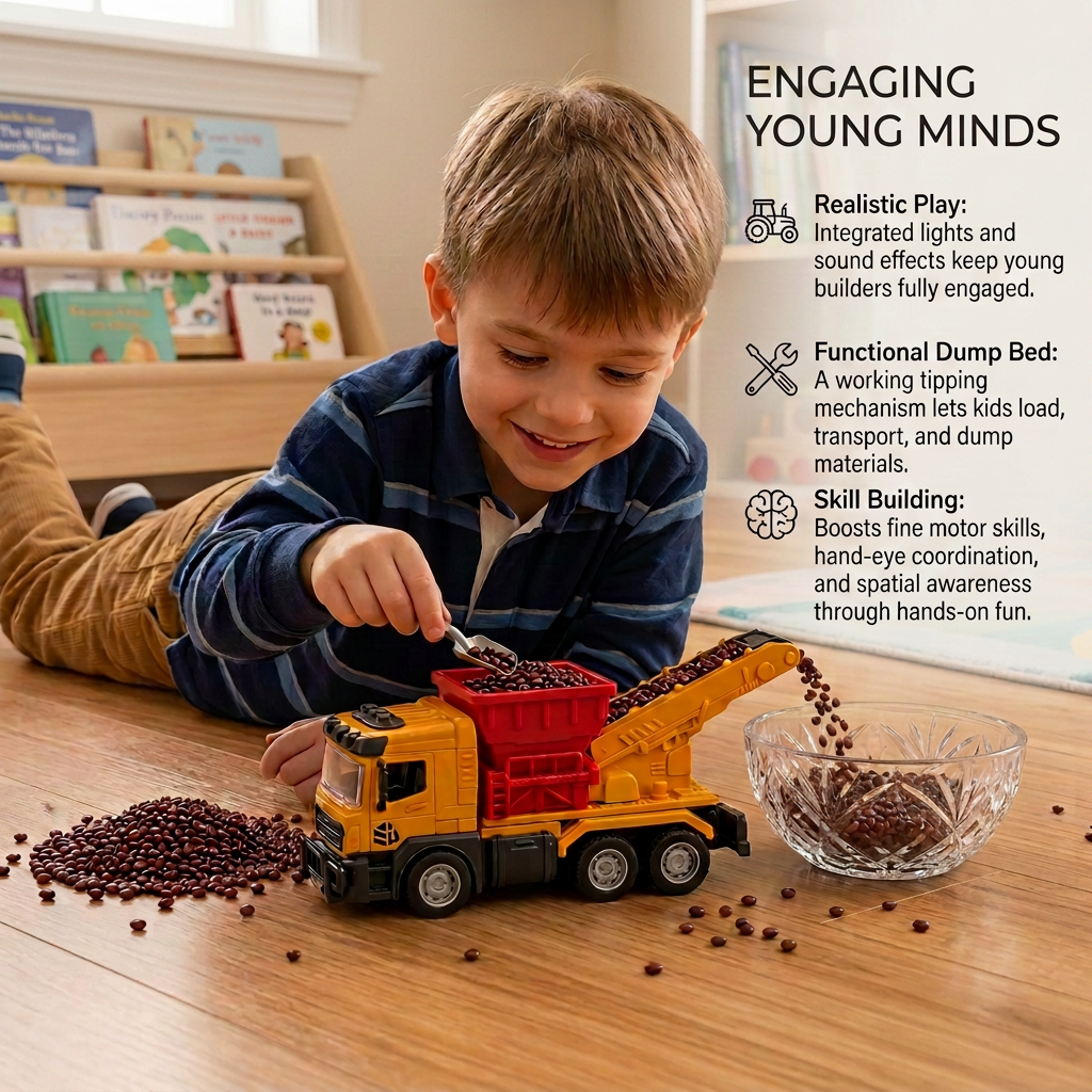 DirtRunner – Lights & Sounds Dump Truck Toy