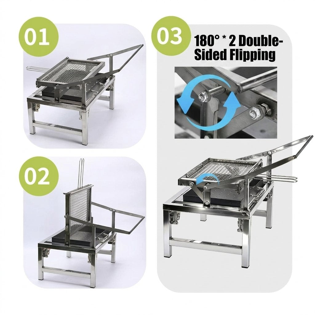 FireBite – Portable Camping Charcoal Grill