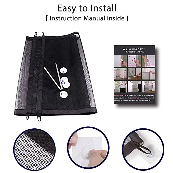 PawBarrier – Lightweight Woven Pet Safety Gate