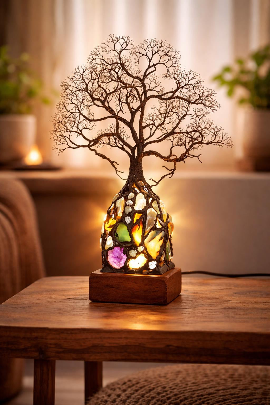 HarmonyTree – Gemstone LED Lamp
