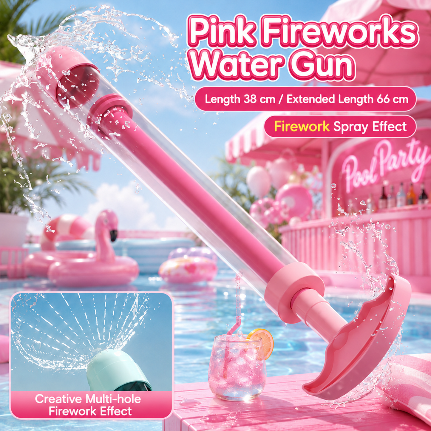 PinkSplash – Summer Water Blaster