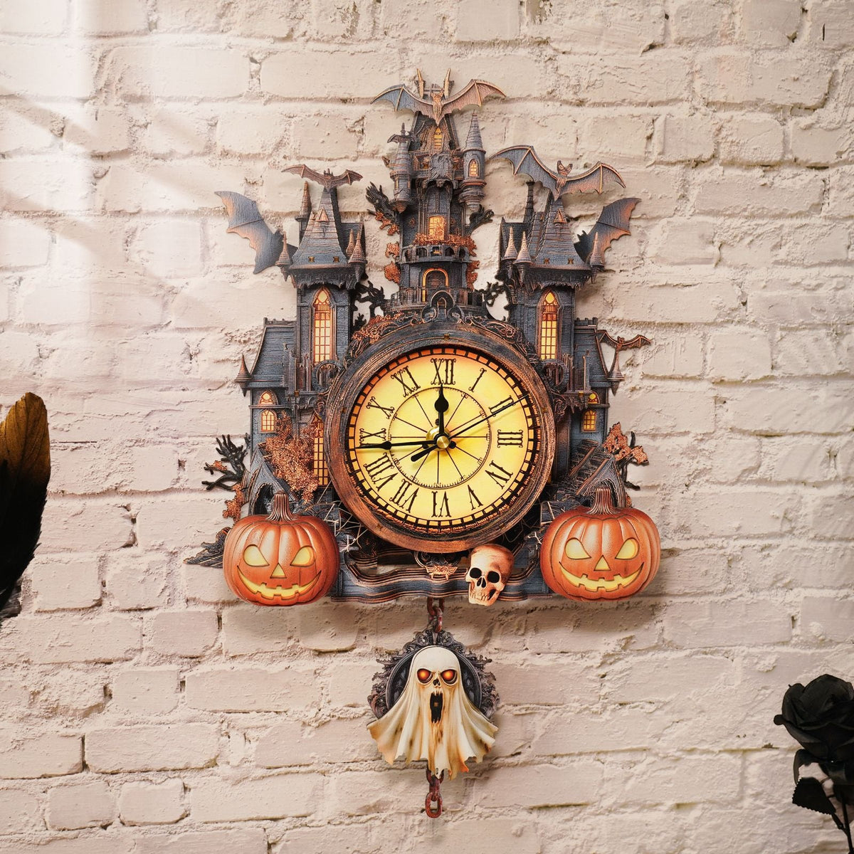 WitchTower – Haunted Castle Halloween Wall Clock