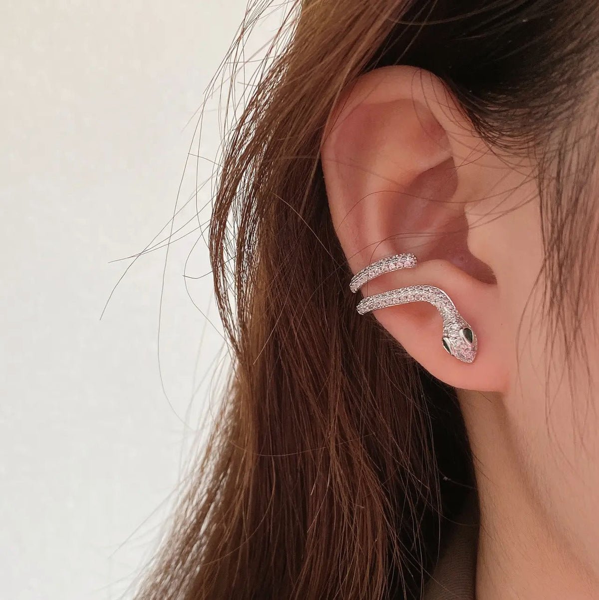 SerpentGlow – Sparkling Snake Statement Jewelry