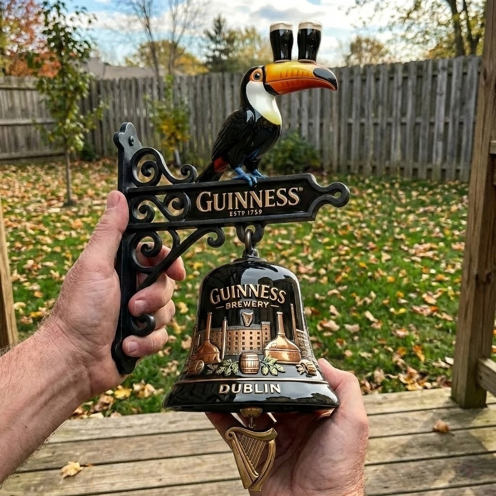 PubCrest – Toucan Cast Iron Door Bell