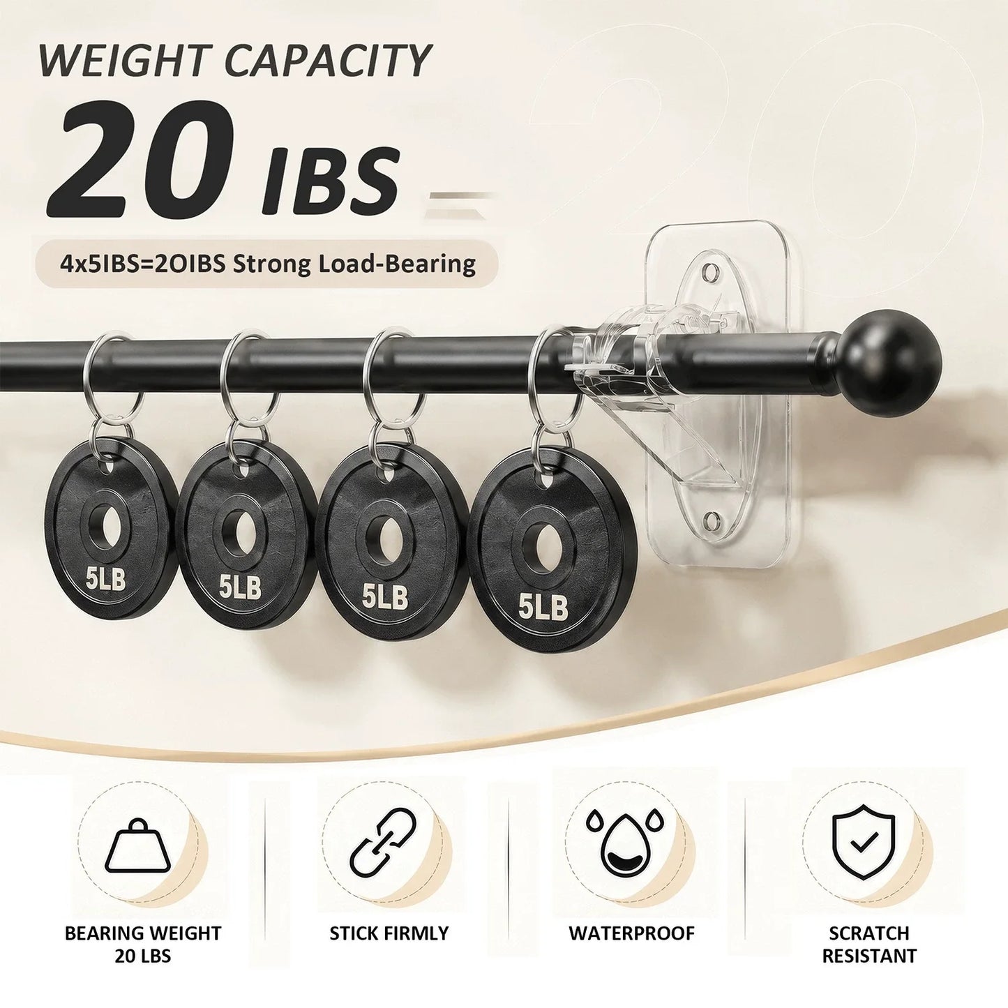 HoldMate – Damage-Free Curtain Bracket System