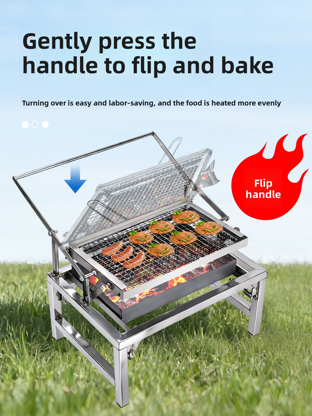 FireBite – Portable Camping Charcoal Grill