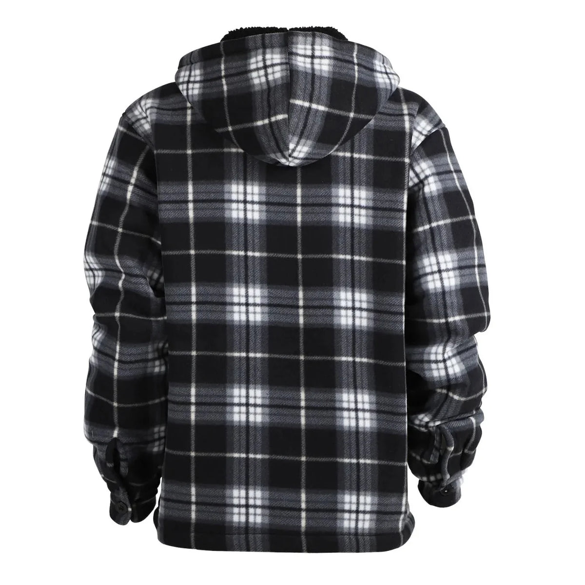 EmberLoom – Men’s Crimson Plaid Cold-Weather Jacket