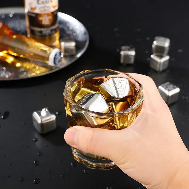 ChillForge – Premium Stainless Steel Reusable Ice Cubes