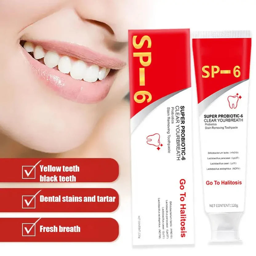 BrightBiome – Probiotic Whitening Toothpaste