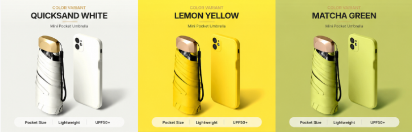 WeatherEase – Dual-Purpose Portable Umbrella