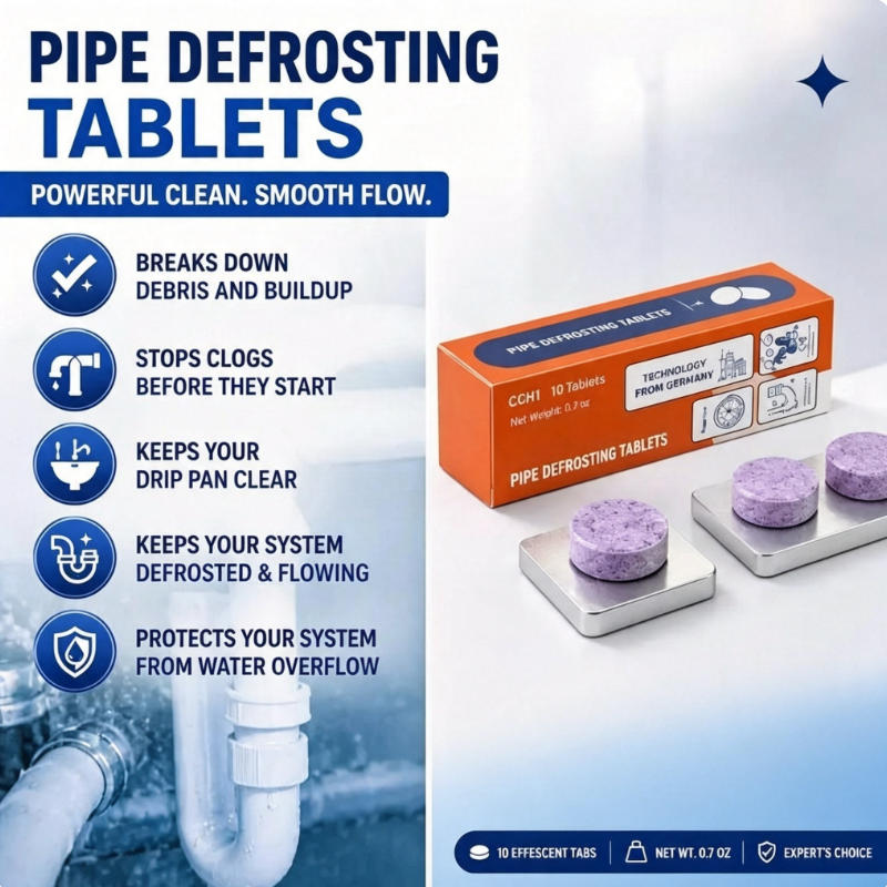 DrainEase – 2-in-1  Concentrated Drain Cleaner Tablets
