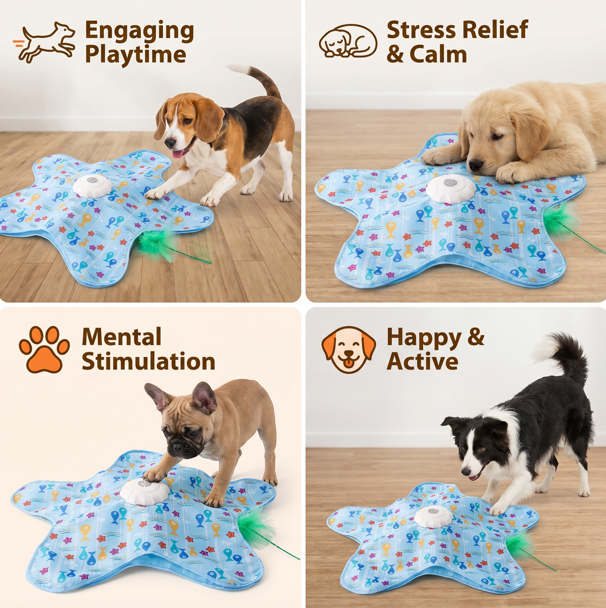 TailTrek – Interactive Moving Feather Pet Toy