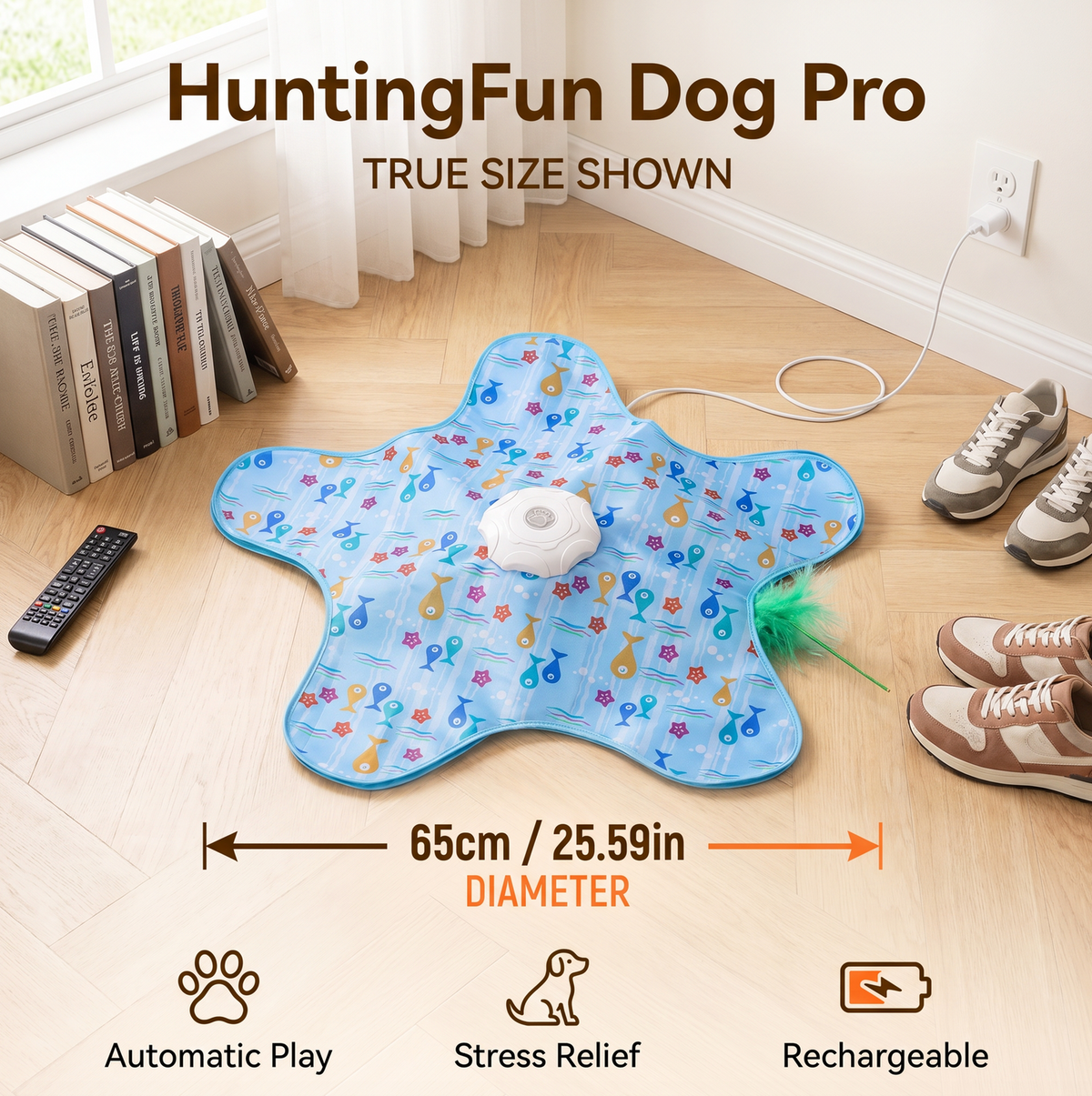 TailTrek – Interactive Moving Feather Pet Toy