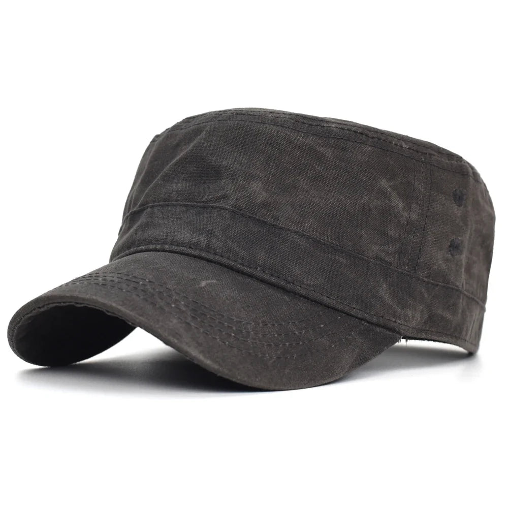 RuggedVelle – Frontier Cadet Waxed Canvas Cap