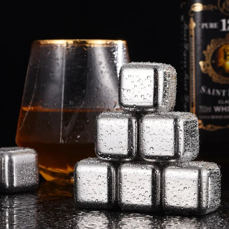 ChillForge – Premium Stainless Steel Reusable Ice Cubes