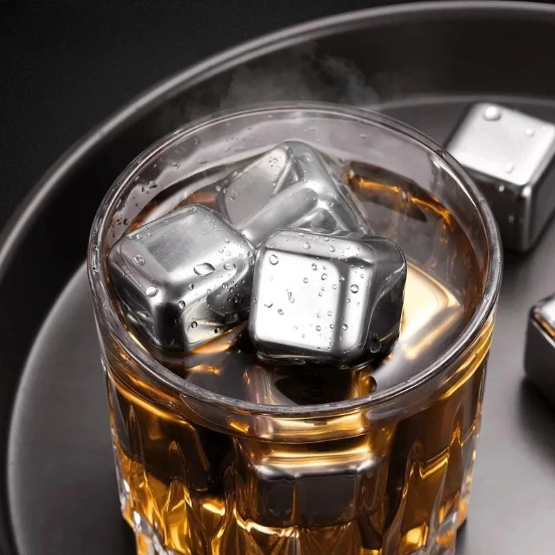 ChillForge – Premium Stainless Steel Reusable Ice Cubes