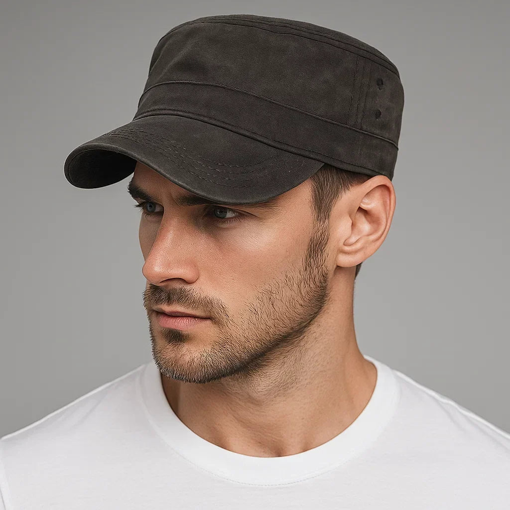 RuggedVelle – Frontier Cadet Waxed Canvas Cap
