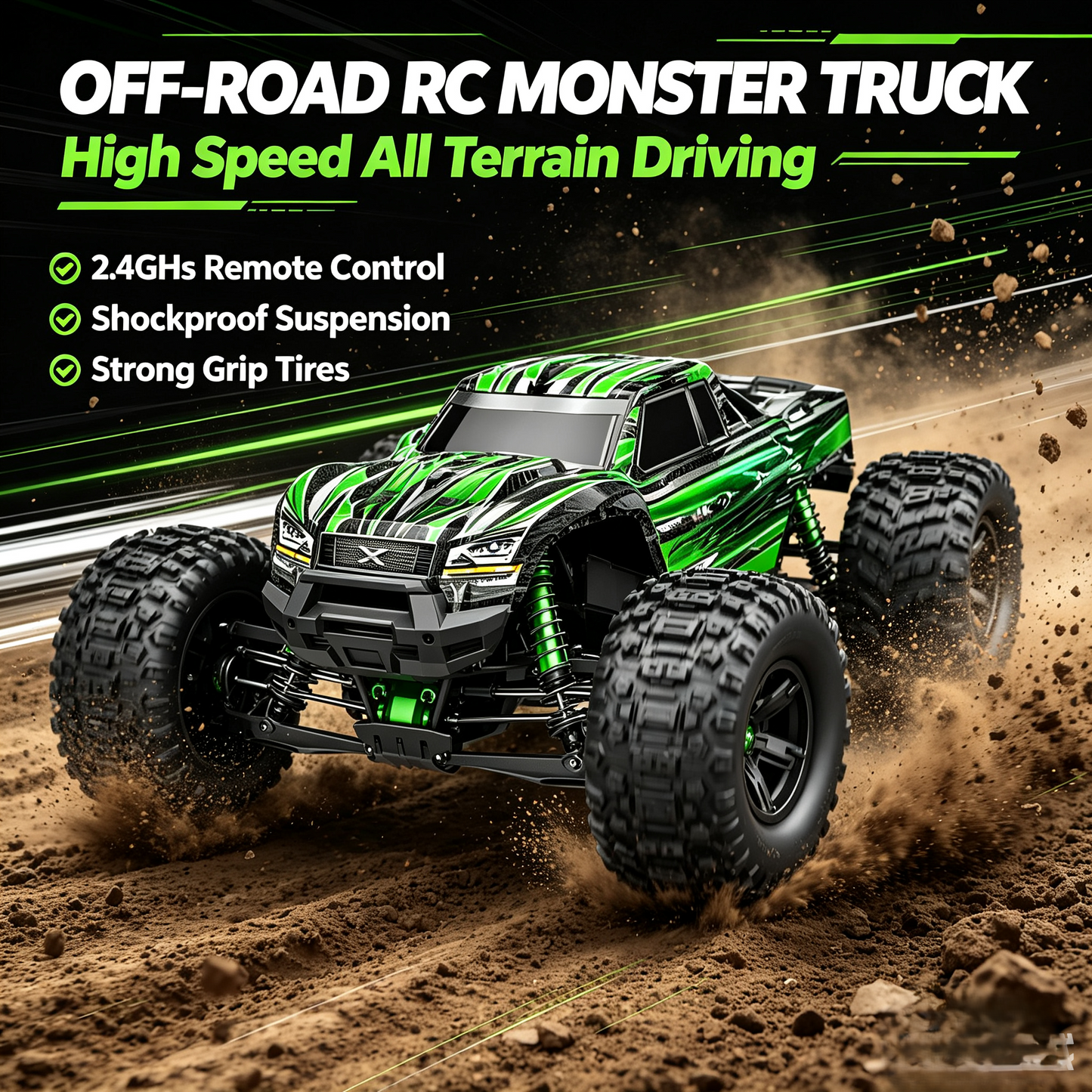 Rampage X8 – High-Speed RC Monster Truck