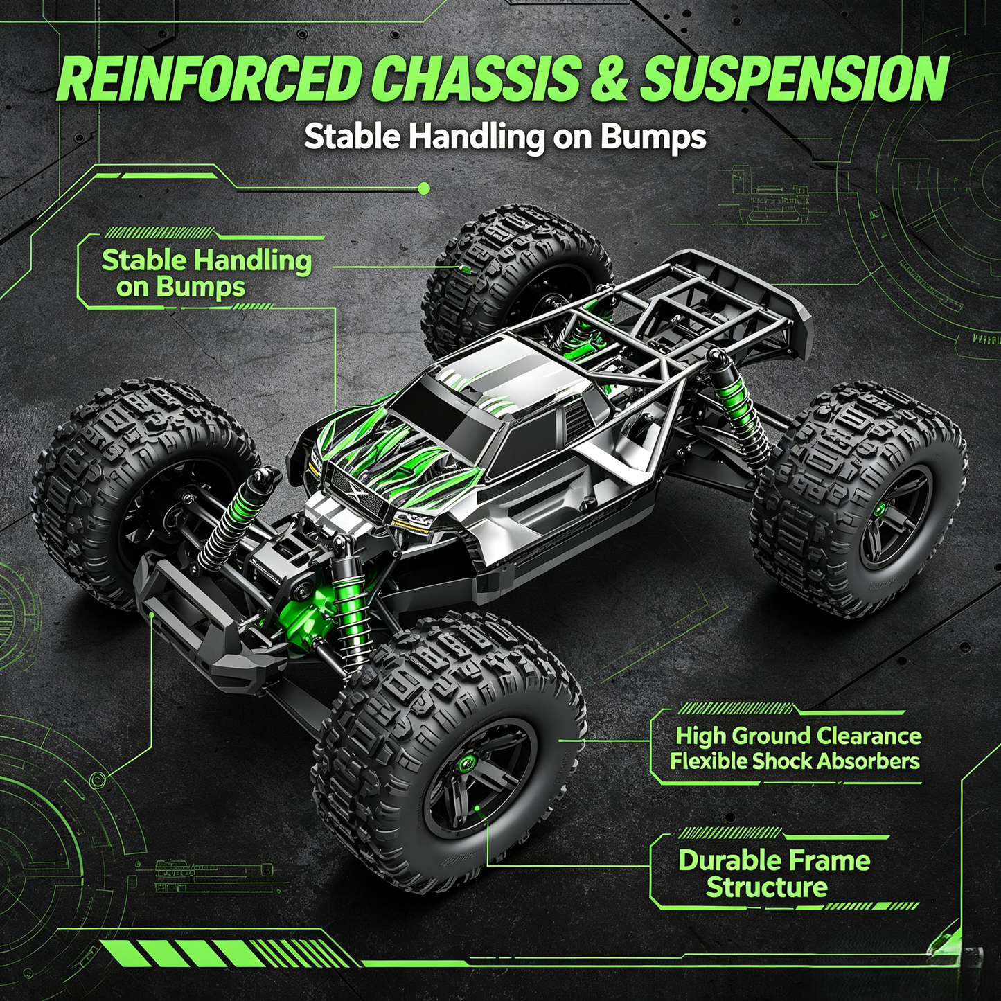 Rampage X8 – High-Speed RC Monster Truck