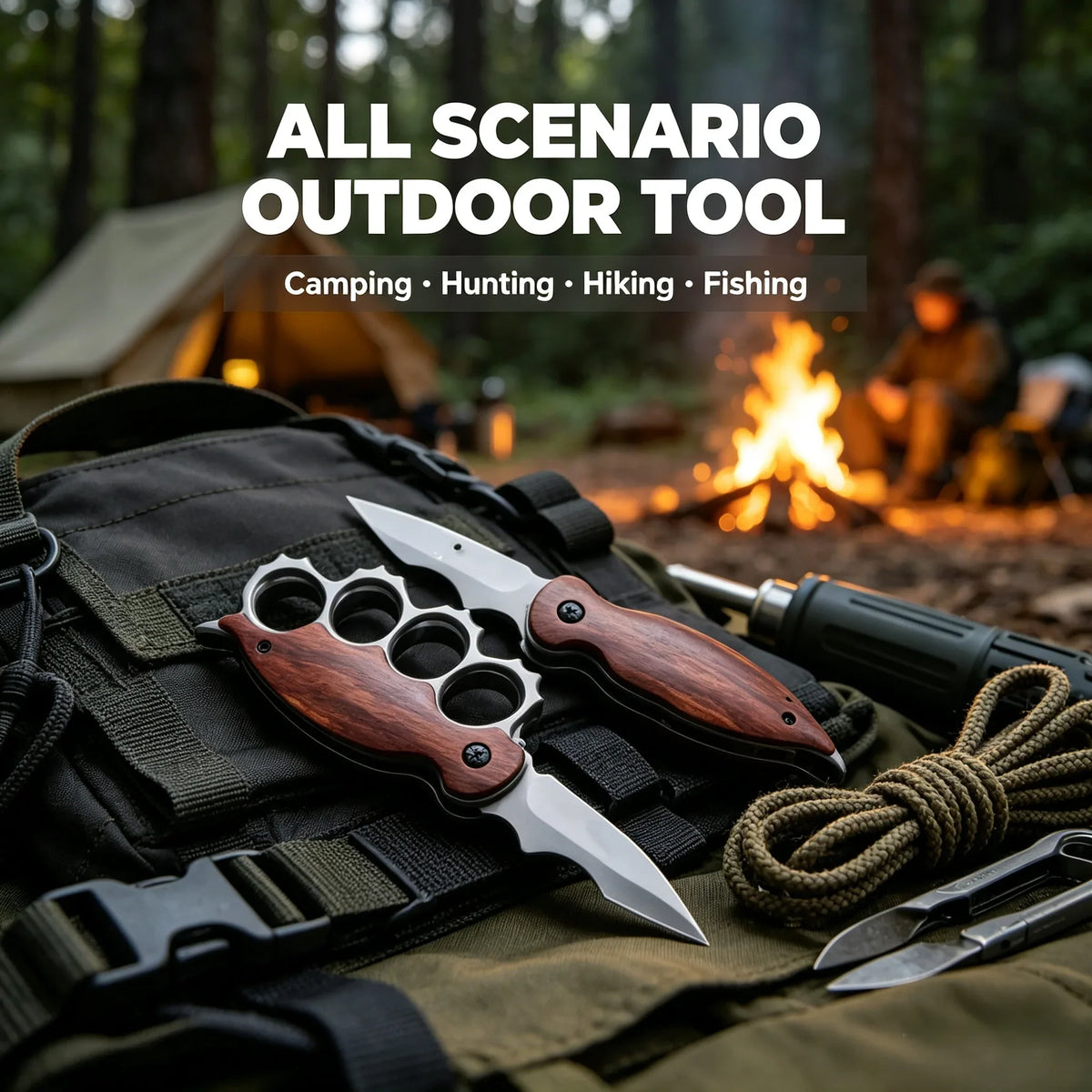 WoodTrail – Compact Folding Outdoor Utility Knife