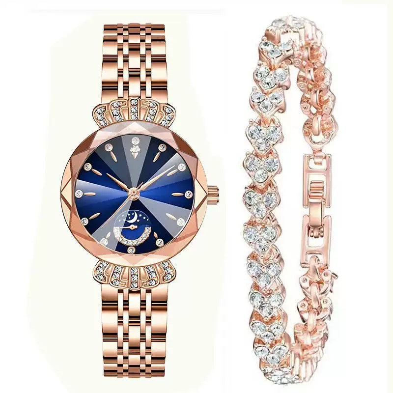 Celestia – Sparkling Star & Moon Women's Watch