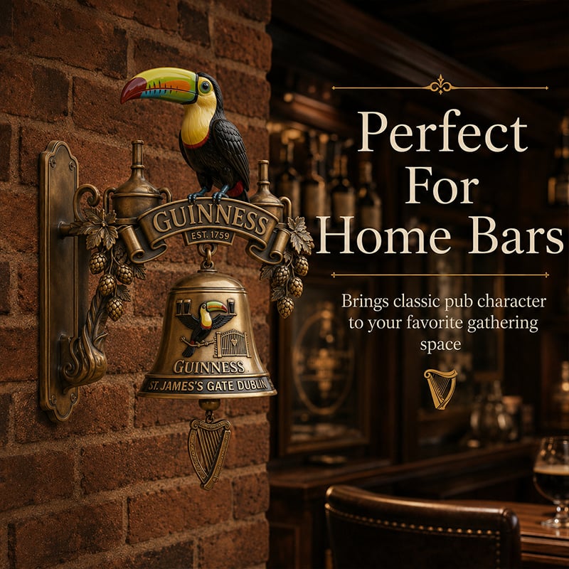 PubCrest – Toucan Cast Iron Door Bell