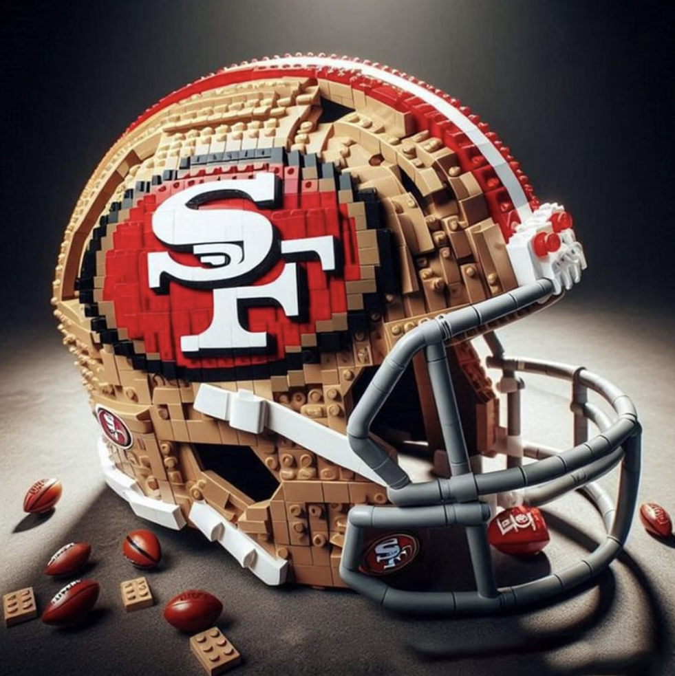 TouchdownBuild – NFL Team Helmet Brick Kit