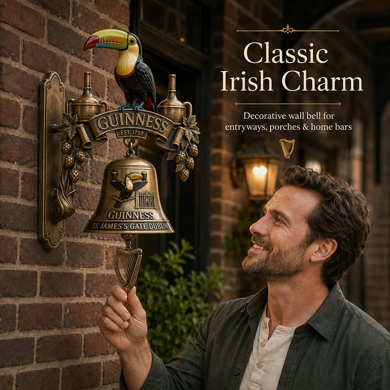 PubCrest – Toucan Cast Iron Door Bell