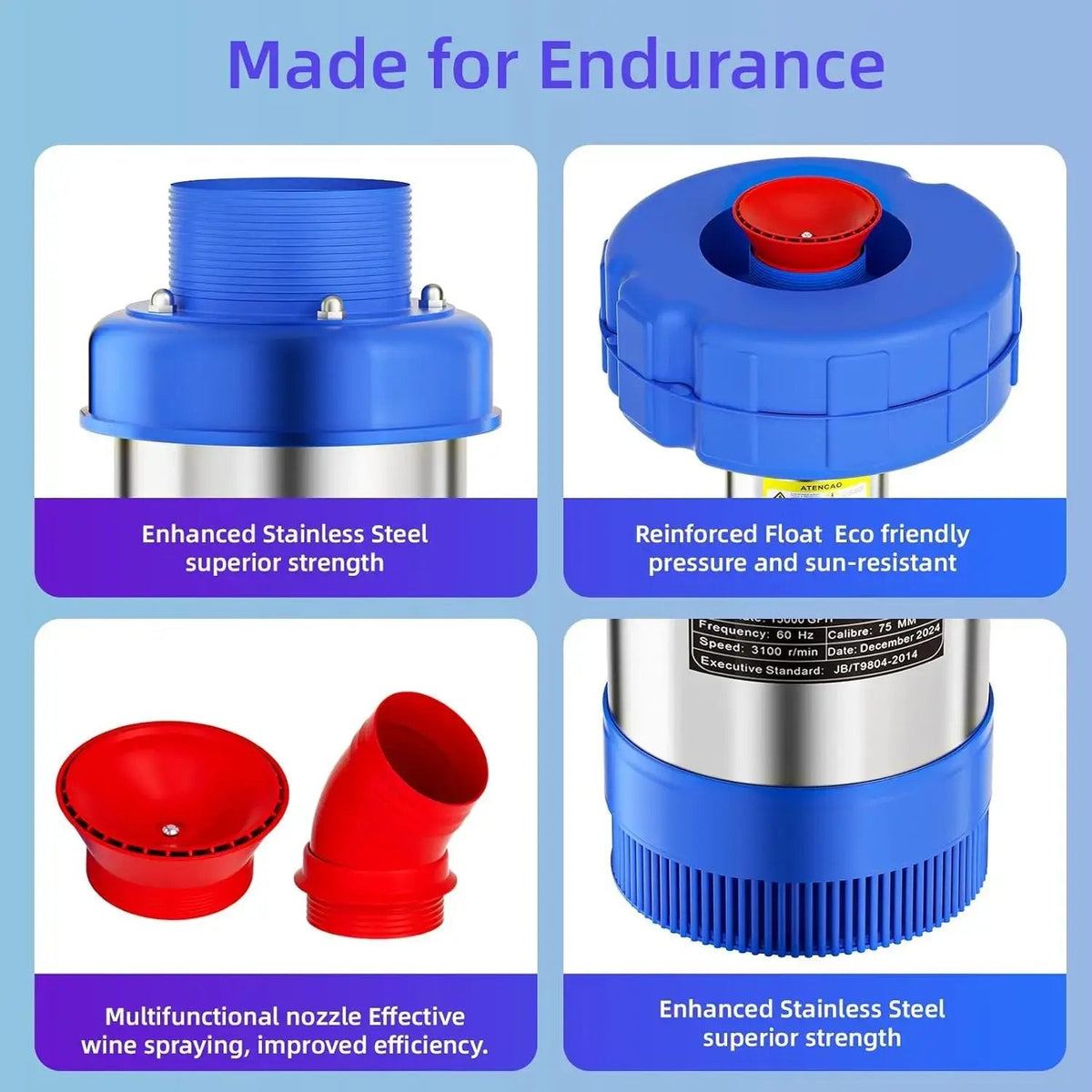 AquaCascade – Floating Pond Aeration Fountain
