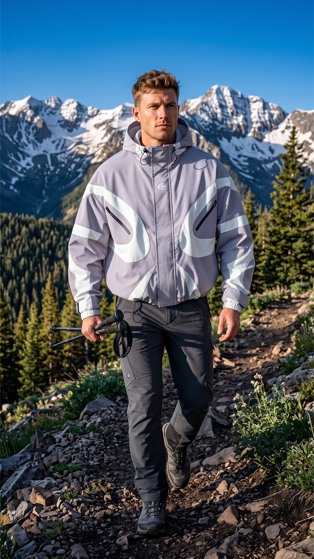 FluxGuard – Futuristic Urban Performance Windbreaker