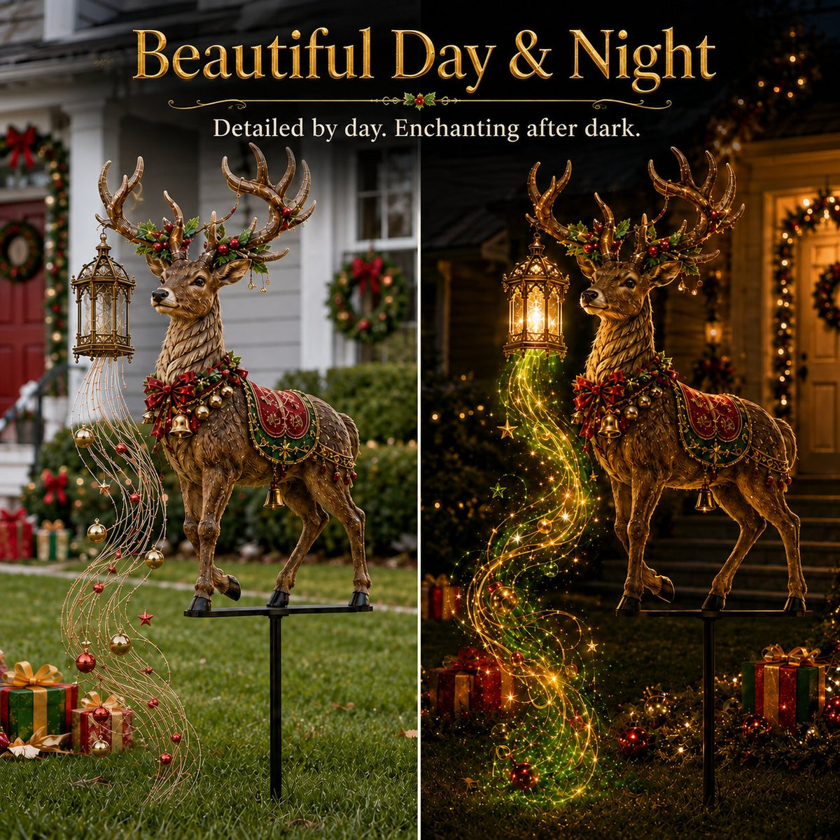 MerryStag – Light-Up Christmas Reindeer Decoration