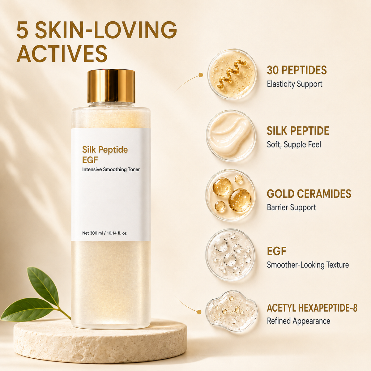 DermaLuxe – EGF Peptide Firming Toner