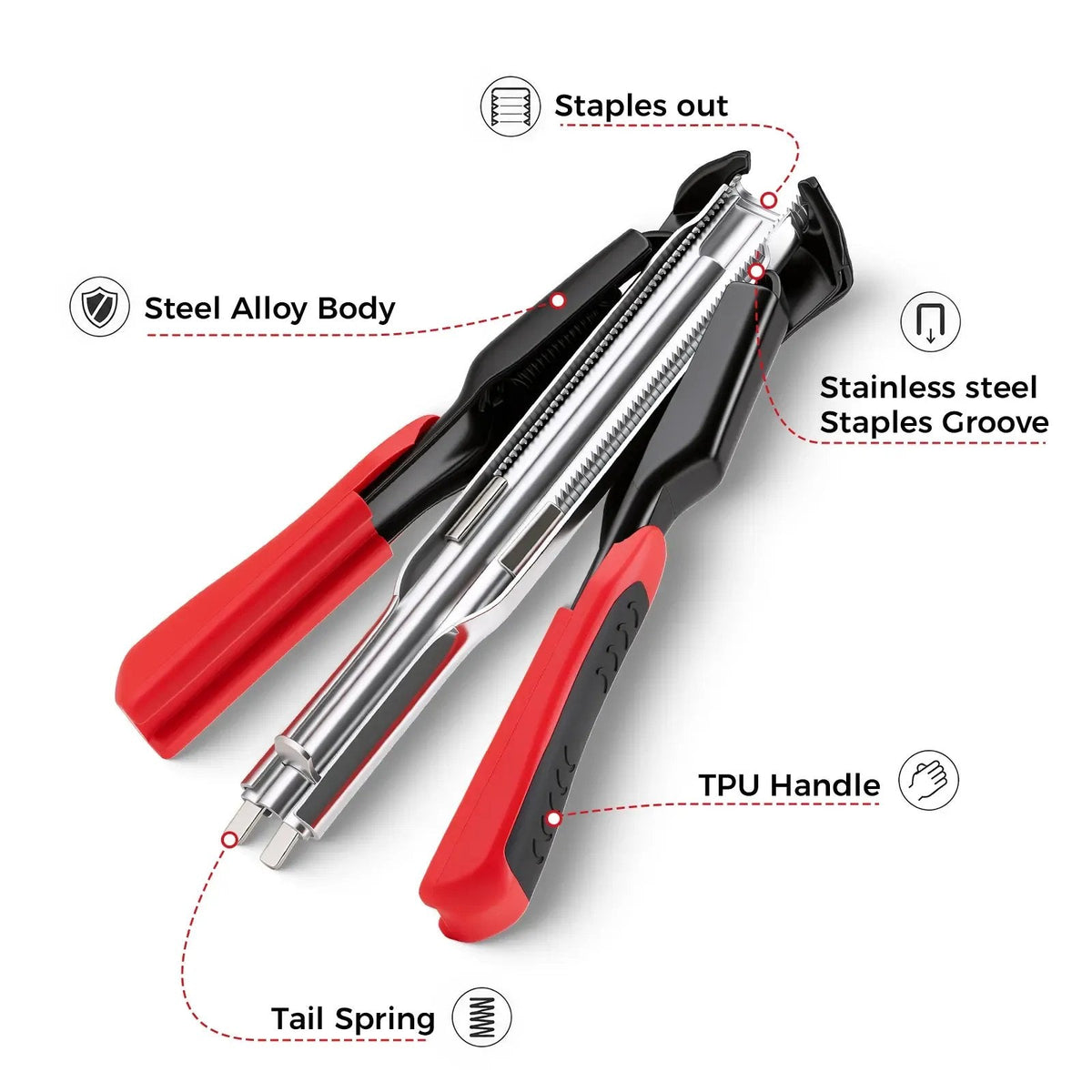 ClipForge – Spring-Loaded Hog Ring Pliers Kit
