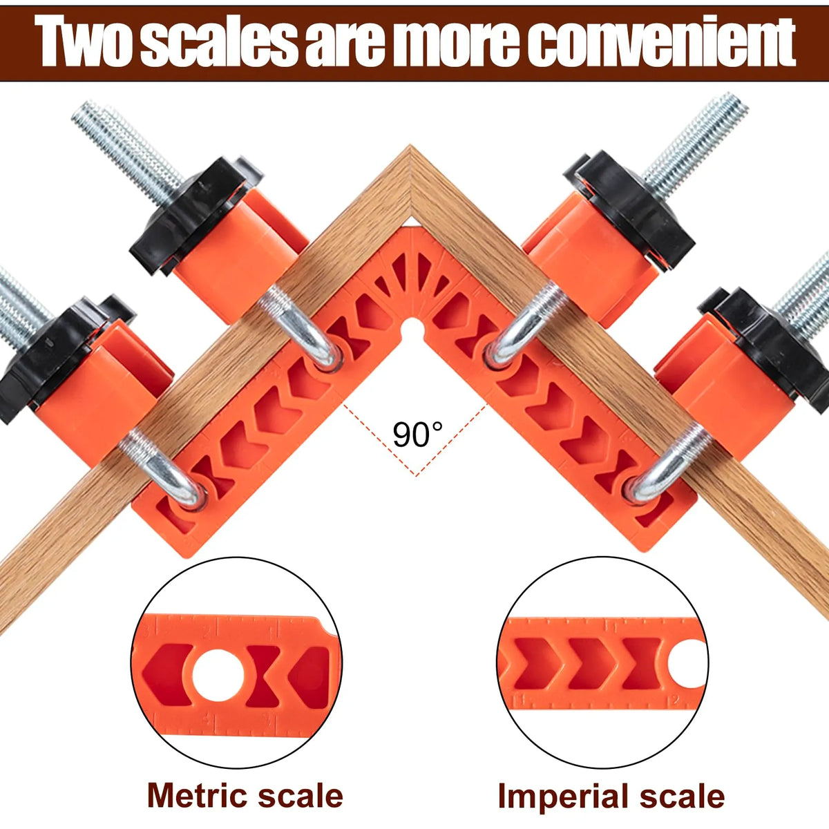AnglePro – 90° Corner Clamp & Positioning Square Set