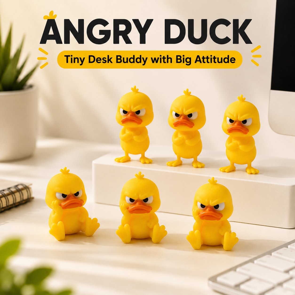 MadQuack – Grumpy Duck Desk Companion