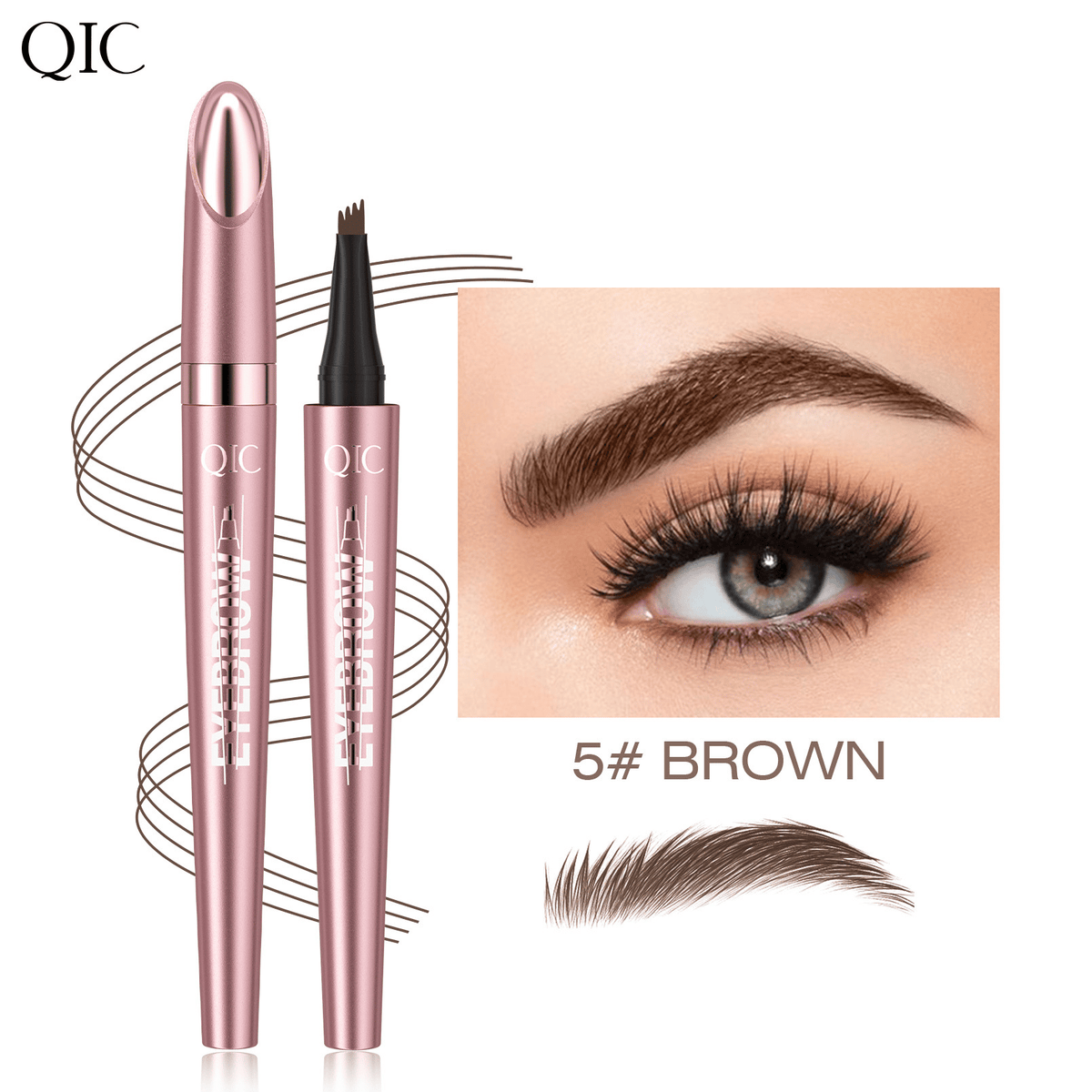 BrowVanta – 4-Prong Waterproof Micro-Fork Eyebrow Pencil
