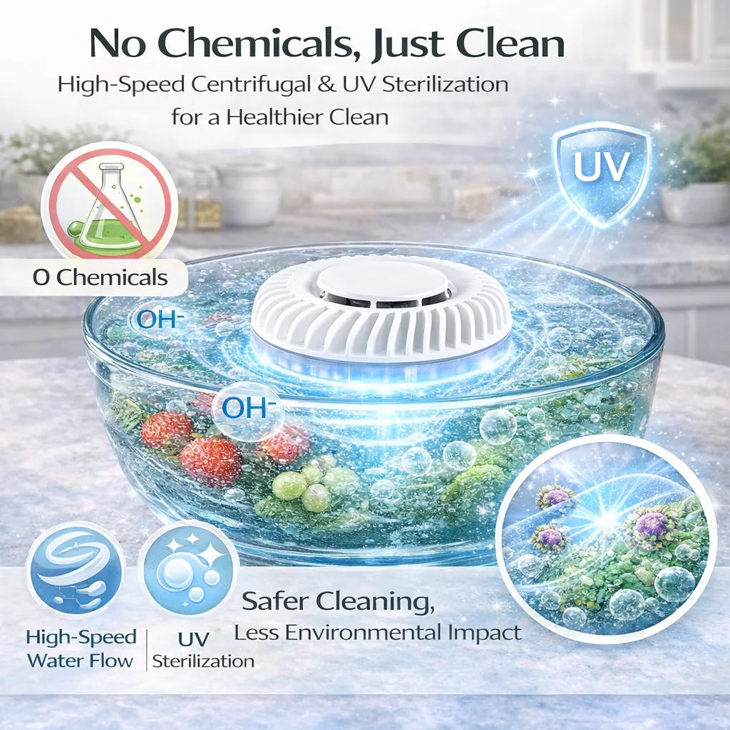 PureWash – Smart Fruit & Vegetable Cleaning Machine