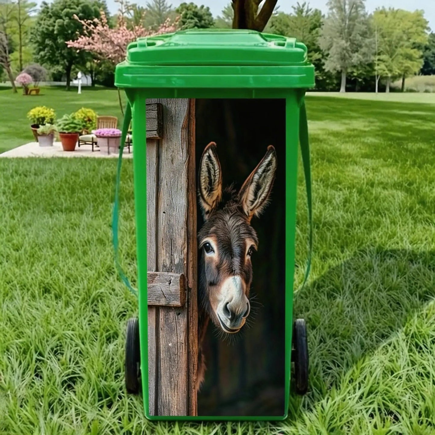 StableSmiles – Funny Horse & Donkey Peel-and-Stick Decals