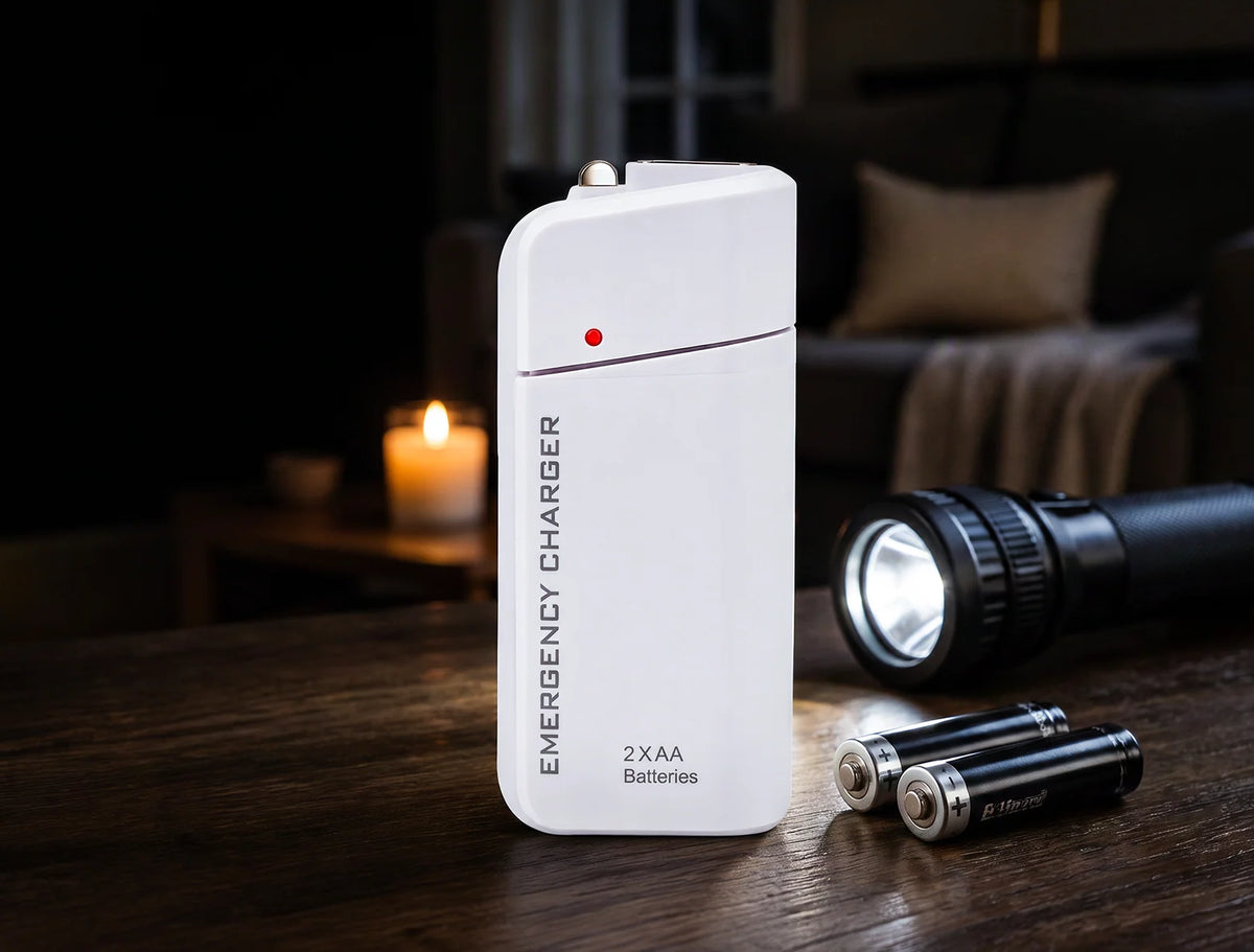 PowerPulse – Portable AA Battery Emergency Phone Charger