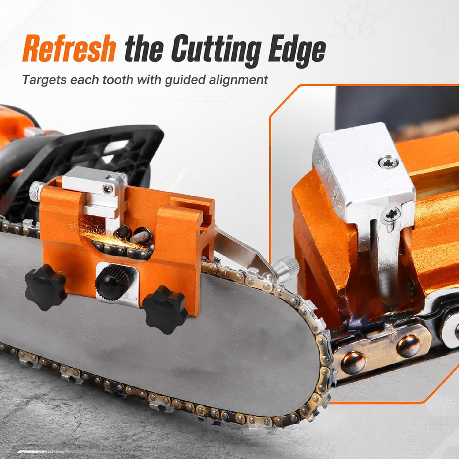 RazorEdge – Fast Chainsaw Chain Sharpener
