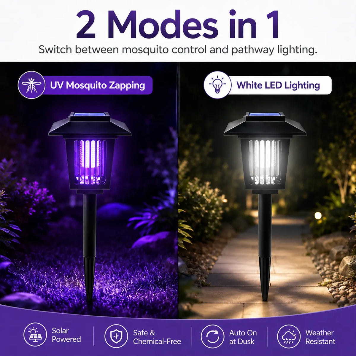 PestBeam – Solar Outdoor Insect Zapper Light