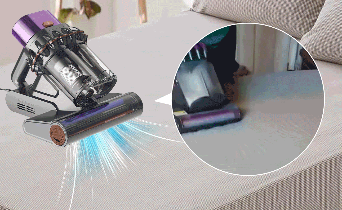 CleanNest – Smart Dust Sensor Mattress Vacuum