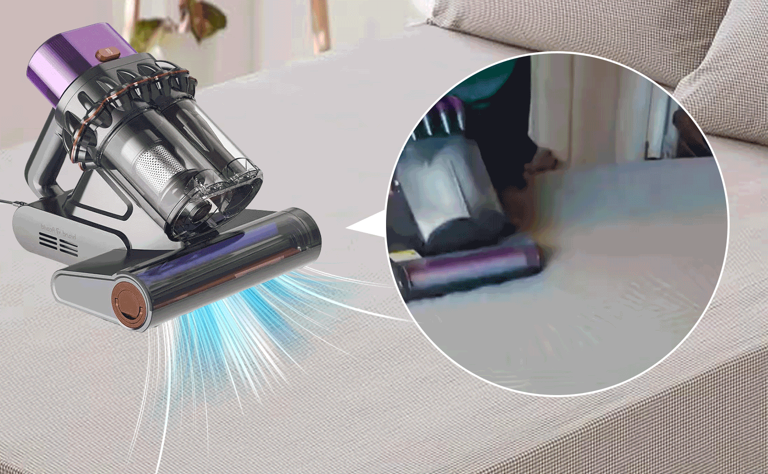 CleanNest – Smart Dust Sensor Mattress Vacuum