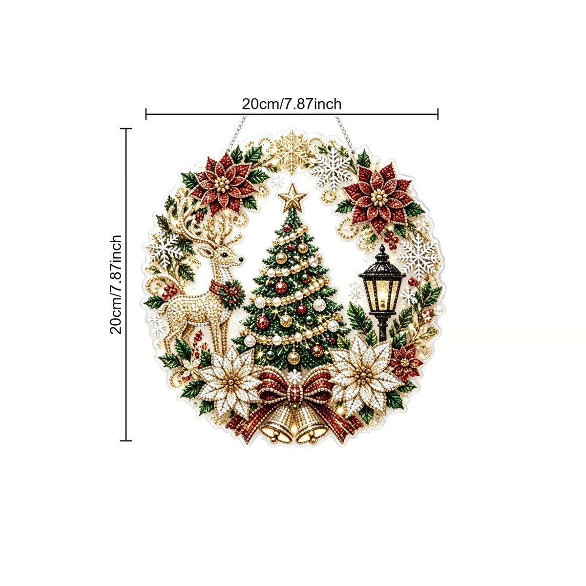 MerryLuxe – Christmas Diamond Painting Hanging Ornament