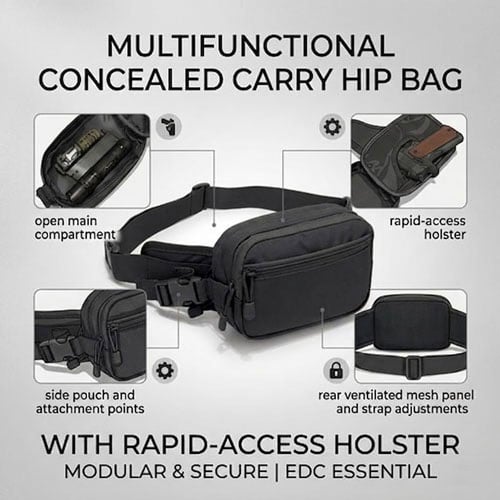 GearVault – Multi-Pocket Tactical Waist Bag
