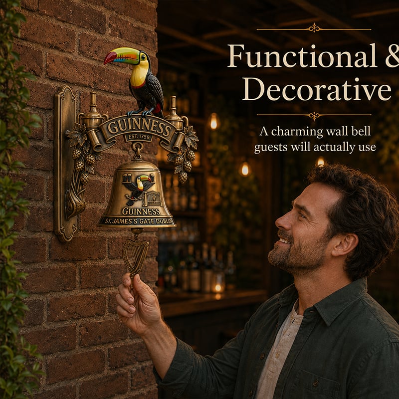 PubCrest – Toucan Cast Iron Door Bell