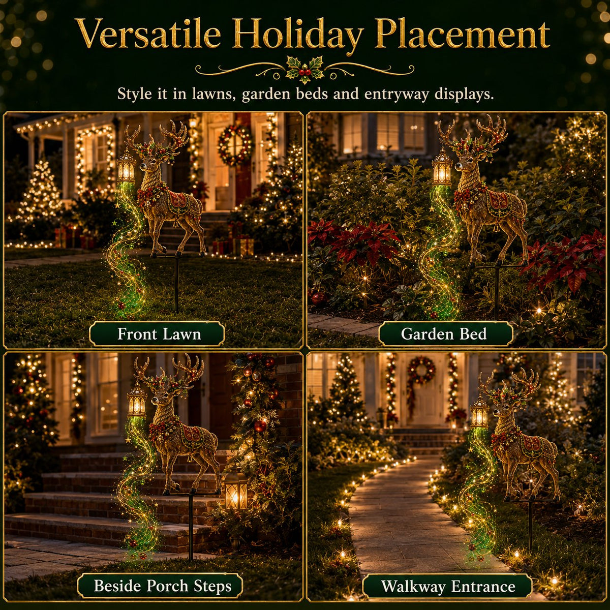 MerryStag – Light-Up Christmas Reindeer Decoration